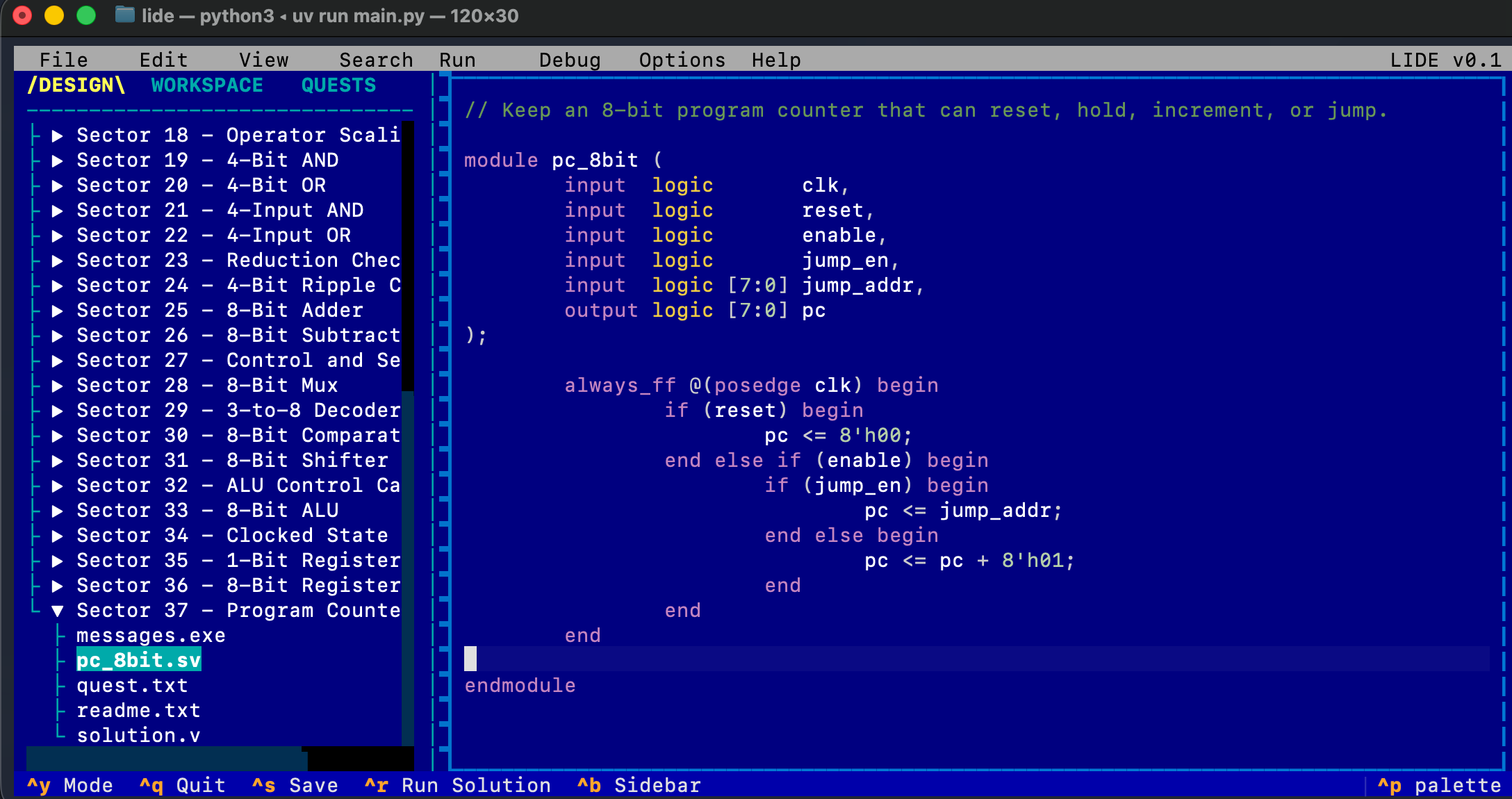 LIDE gameplay screenshot